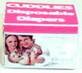 Dollhouse Miniature Cuddlies Disposable Diapers
